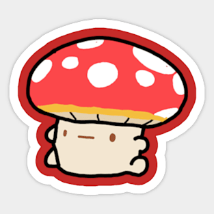 cutie mushroom Sticker